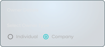 Owner Details form