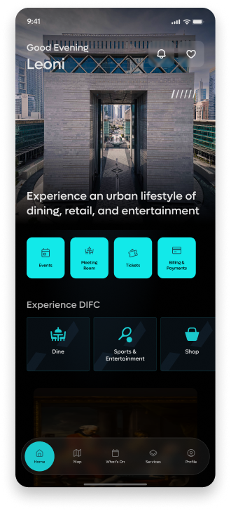 DIFC+ home — Good Evening Leoni