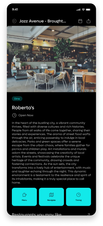 DIFC+ venue detail — Roberto's